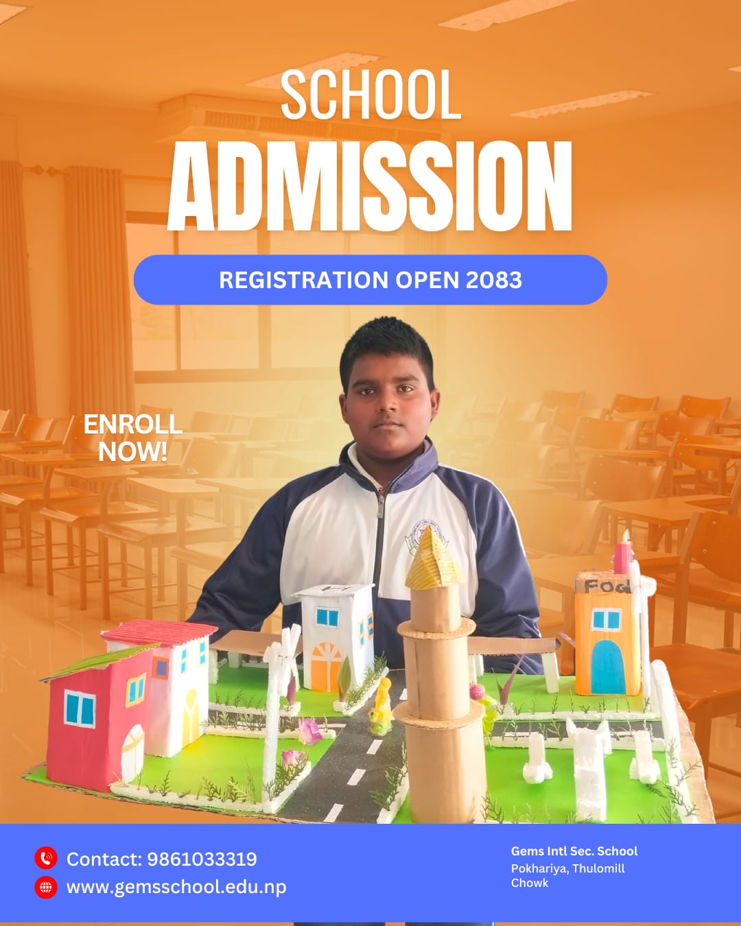 Admission Open 2083     Class PG to 9
